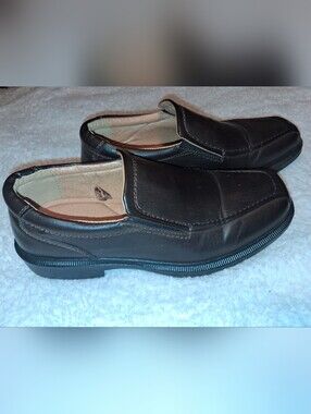 Deer Stags Men's Classic Slip-On Loafers in Dark Brown